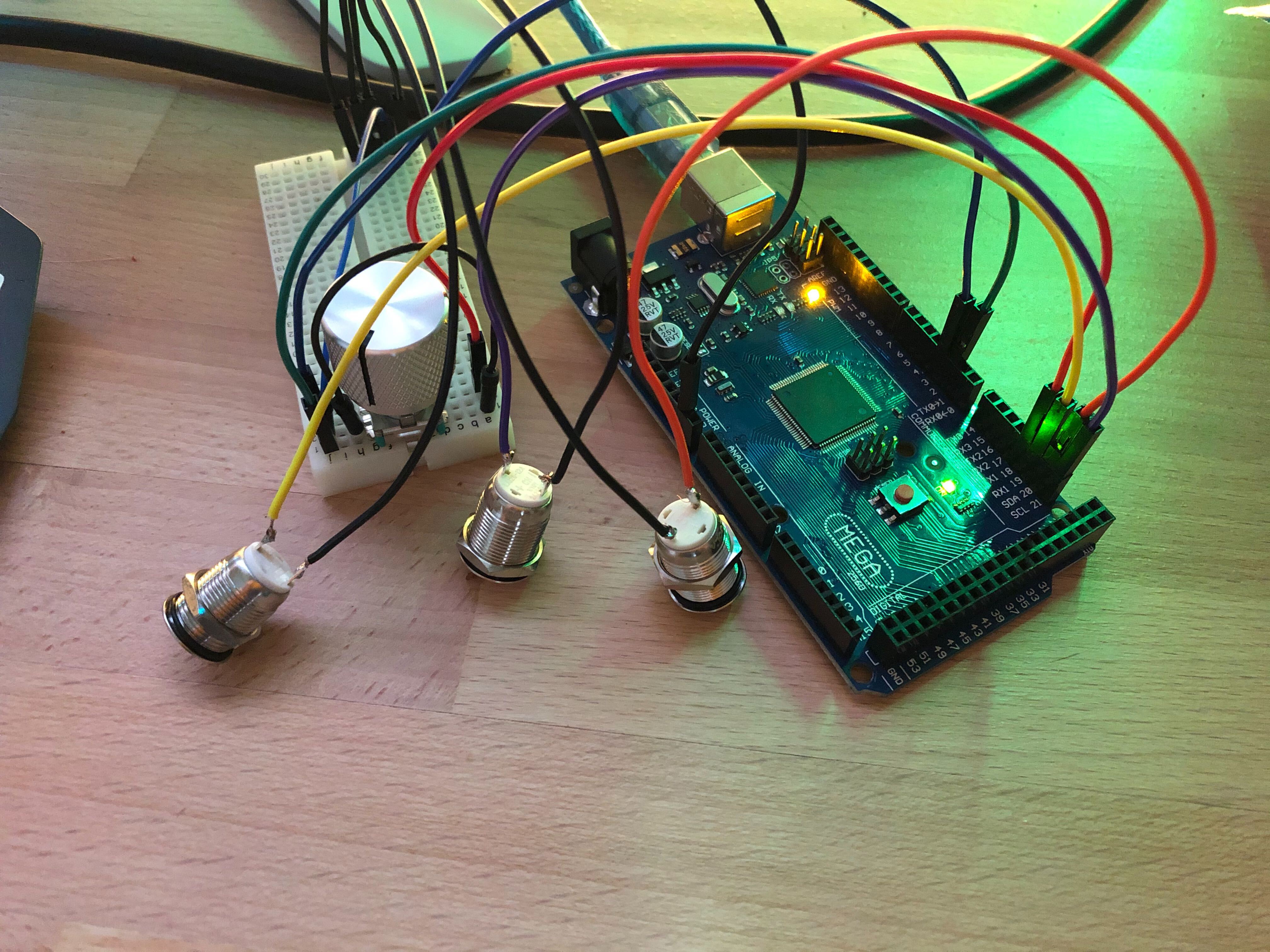 Prototyping on an Arduino mega while awaiting parts