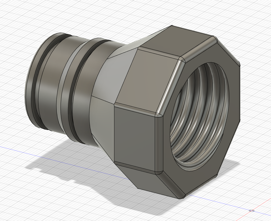 3D model designed in Fusion360